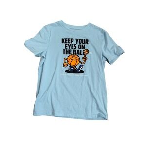 Tek Gear Youth Graphic T-Shirt Keep Your Eyes on the Ball Basketball Tee Boys L